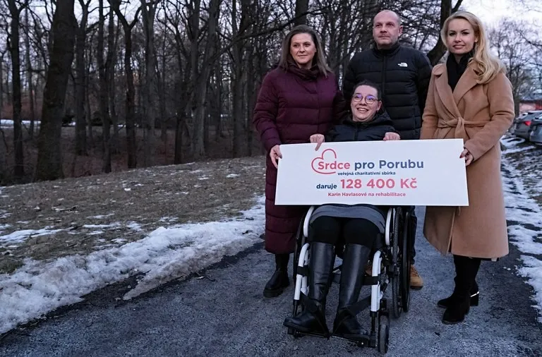 Díky sbírce může Karin rehabilitovat
